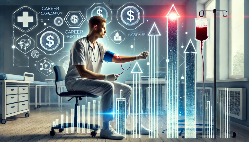 Increase phlebotomist salary