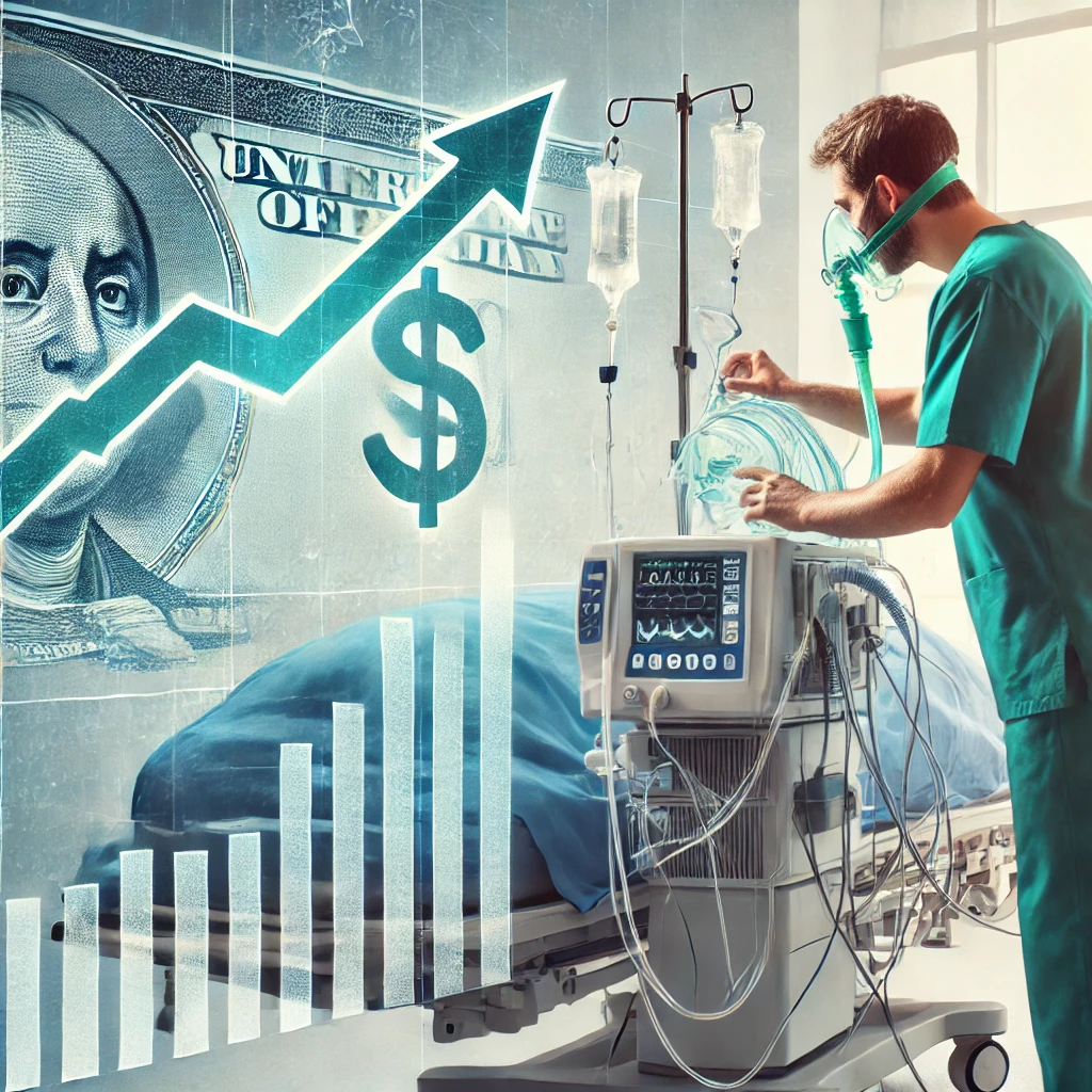 Specialized anesthesia assistant in pediatric care providing support during surgery.
