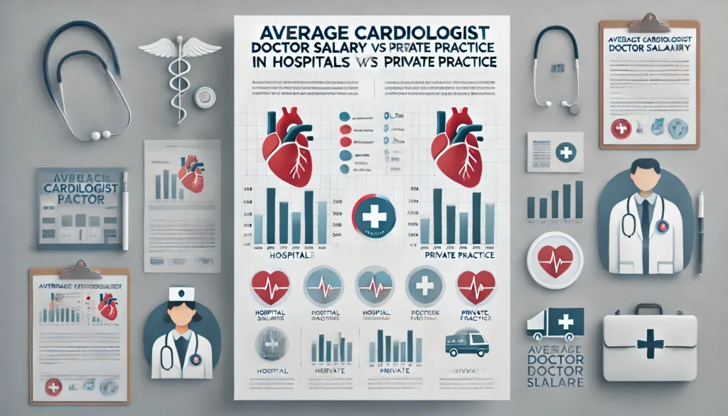 Geographic differences in cardiologist doctor salary across the US
