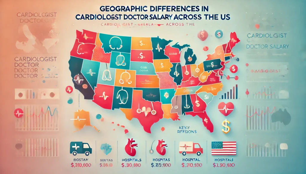 Cardiologist doctor salary breakdown by experience and location