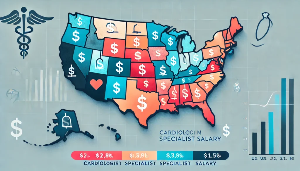 Factors influencing Cardiologist Specialist Salary including demand, complexity, and training